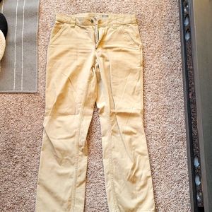 Men's Carhartt Rugged Flex Relaxed Fit Canvas Work Pant, khaki, W31 x L32